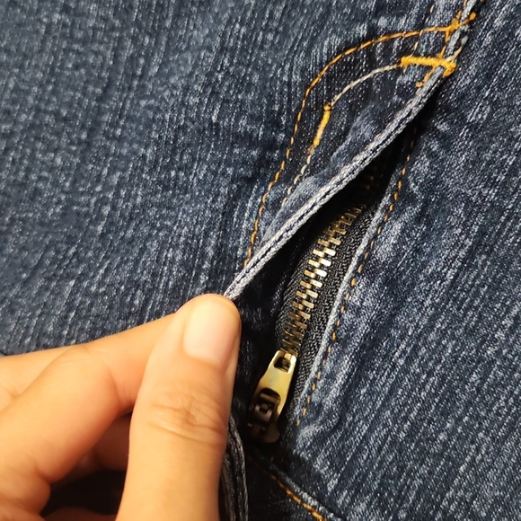 Y2K DIAMANTE Rhinestone Bedazzled Denim Blue Jean Bermuda Shorts Jorts - Picture 9 of 11